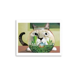 E.C. Art Print. Household Predator. Poster