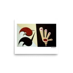 BTC. Art Print. Running With The BullS. Poster