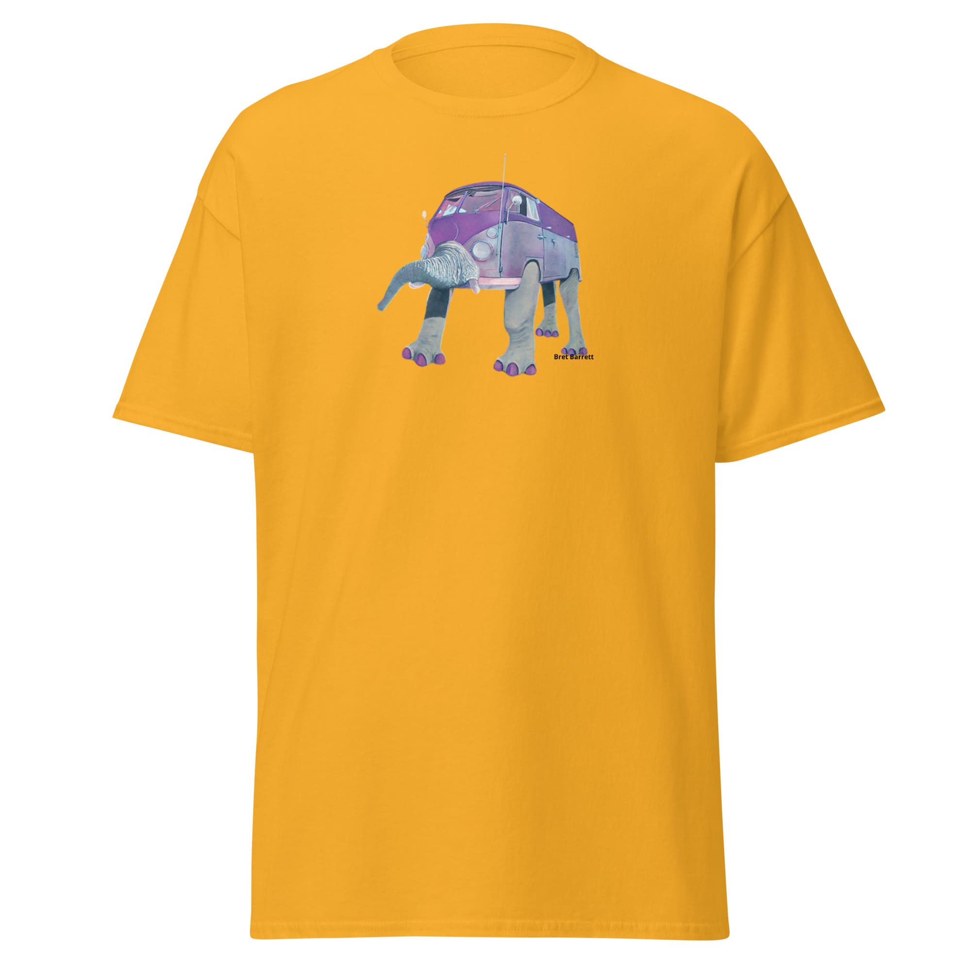 T.O.F. Wearable Art. Pink Vanelephant. Unisex classic tee - Image 9