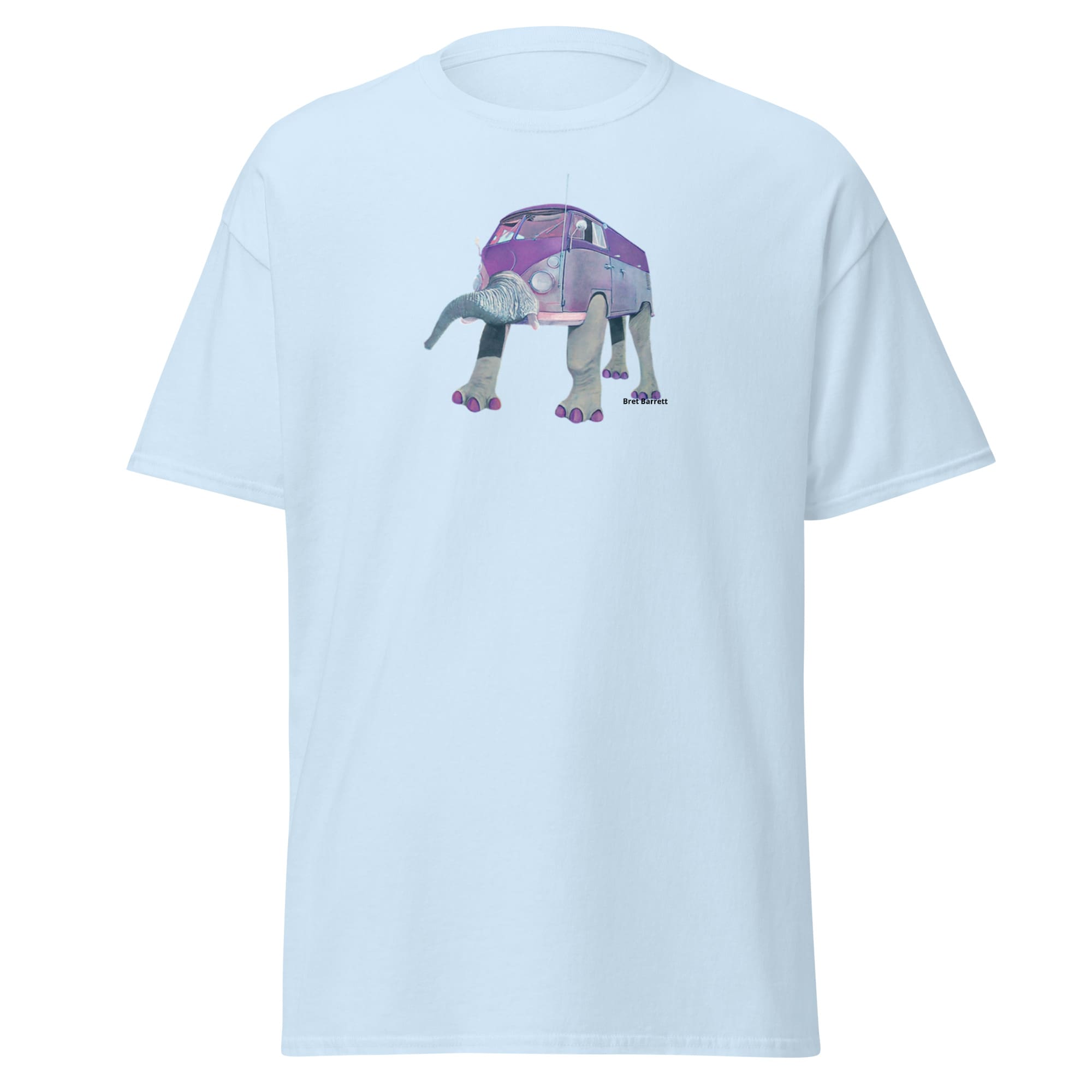 T.O.F. Wearable Art. Pink Vanelephant. Unisex classic tee - Image 14
