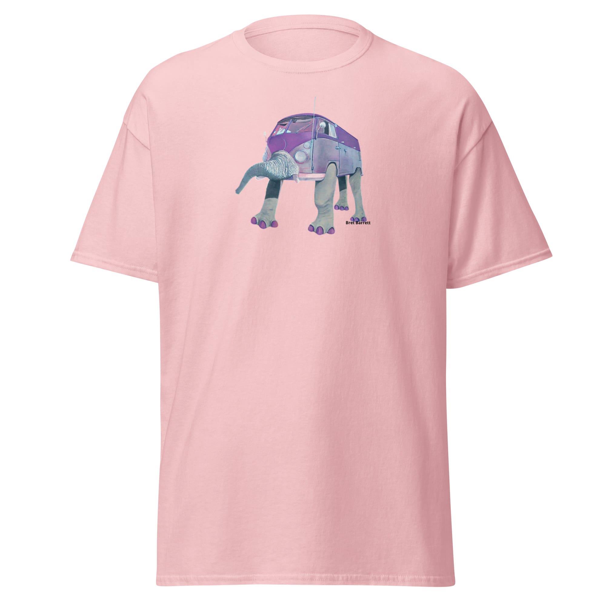 T.O.F. Wearable Art. Pink Vanelephant. Unisex classic tee - Image 15