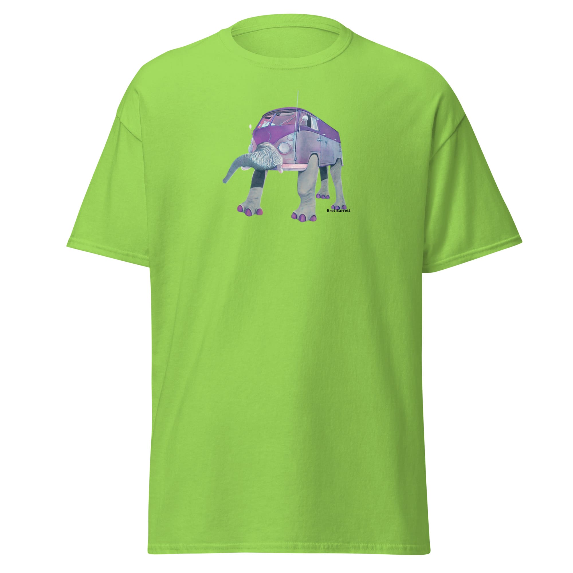 T.O.F. Wearable Art. Pink Vanelephant. Unisex classic tee - Image 11