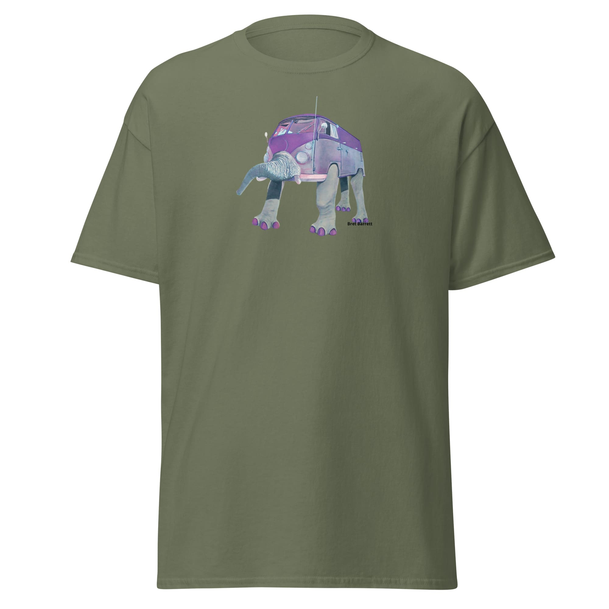 T.O.F. Wearable Art. Pink Vanelephant. Unisex classic tee - Image 7