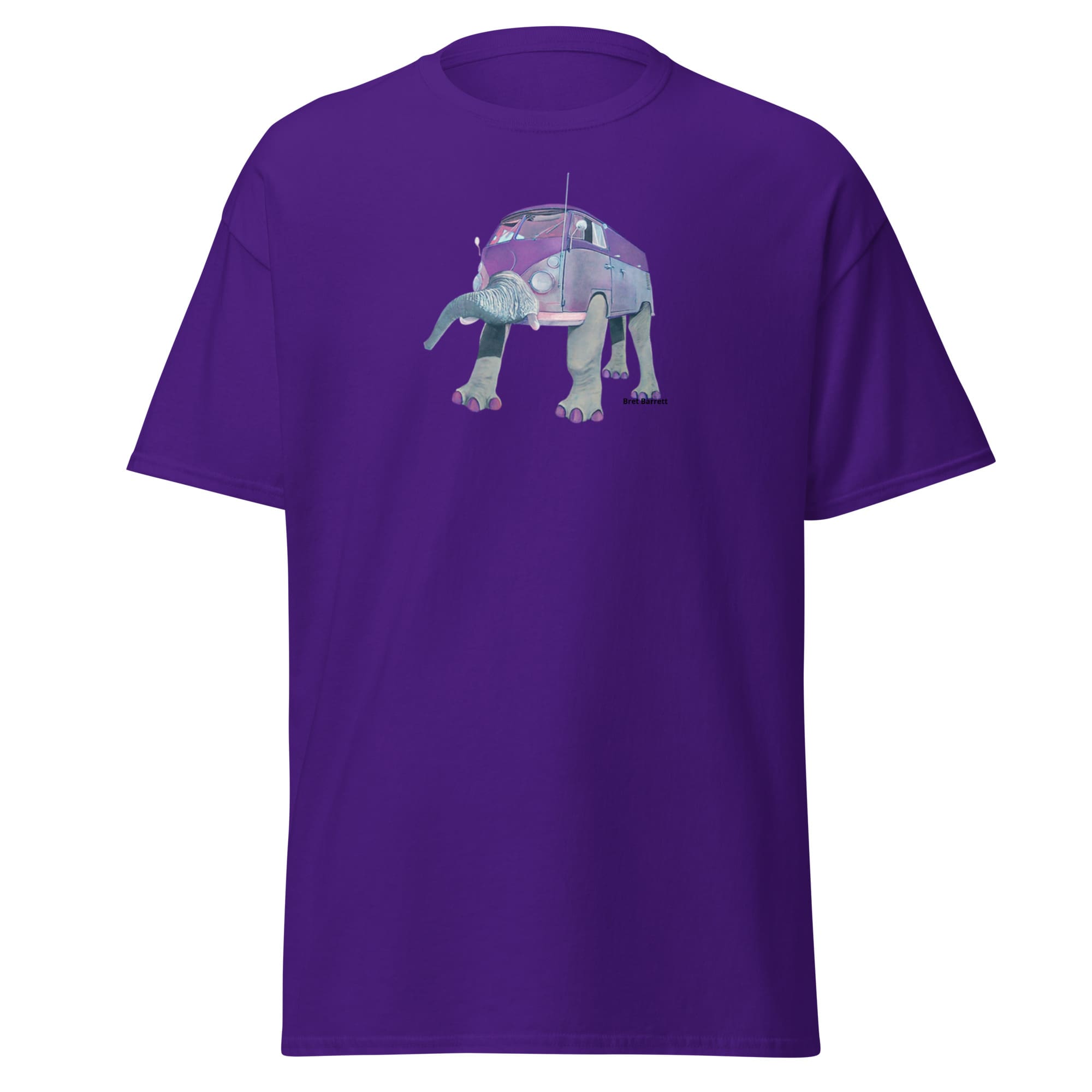T.O.F. Wearable Art. Pink Vanelephant. Unisex classic tee - Image 2