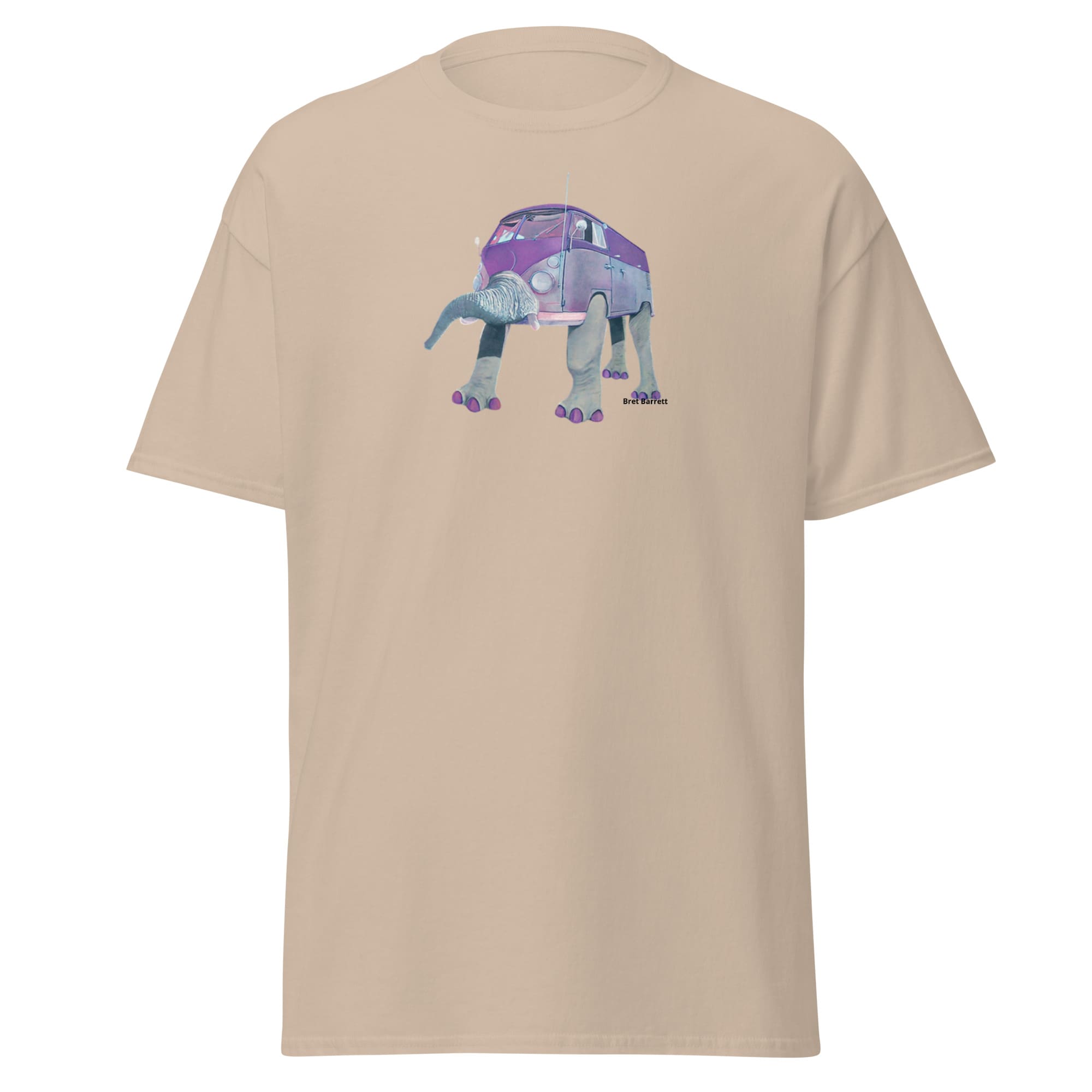 T.O.F. Wearable Art. Pink Vanelephant. Unisex classic tee - Image 10