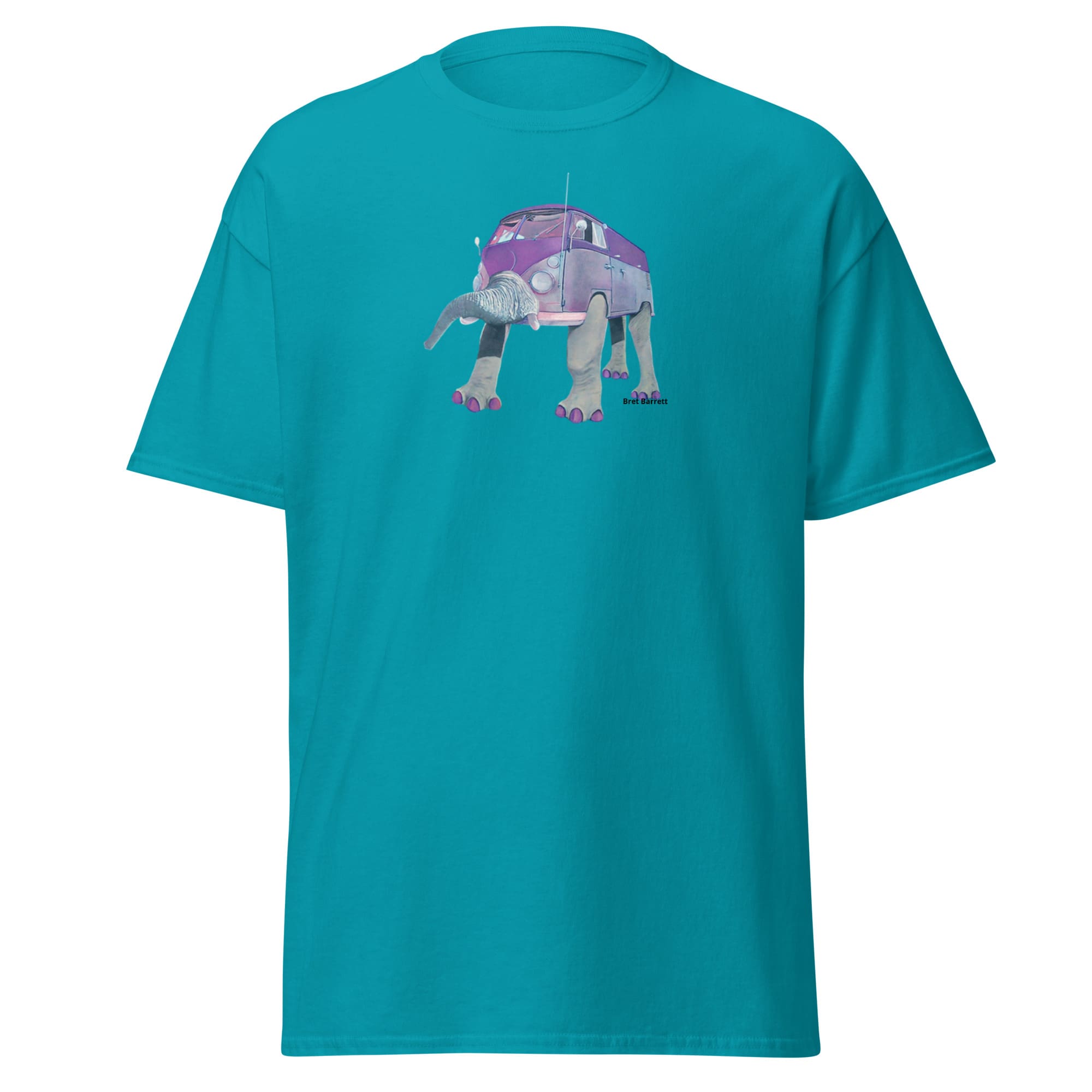 T.O.F. Wearable Art. Pink Vanelephant. Unisex classic tee - Image 8