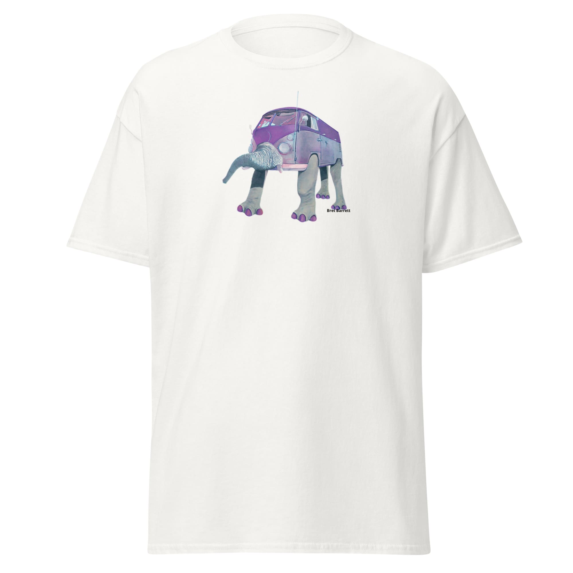 T.O.F. Wearable Art. Pink Vanelephant. Unisex classic tee - Image 13
